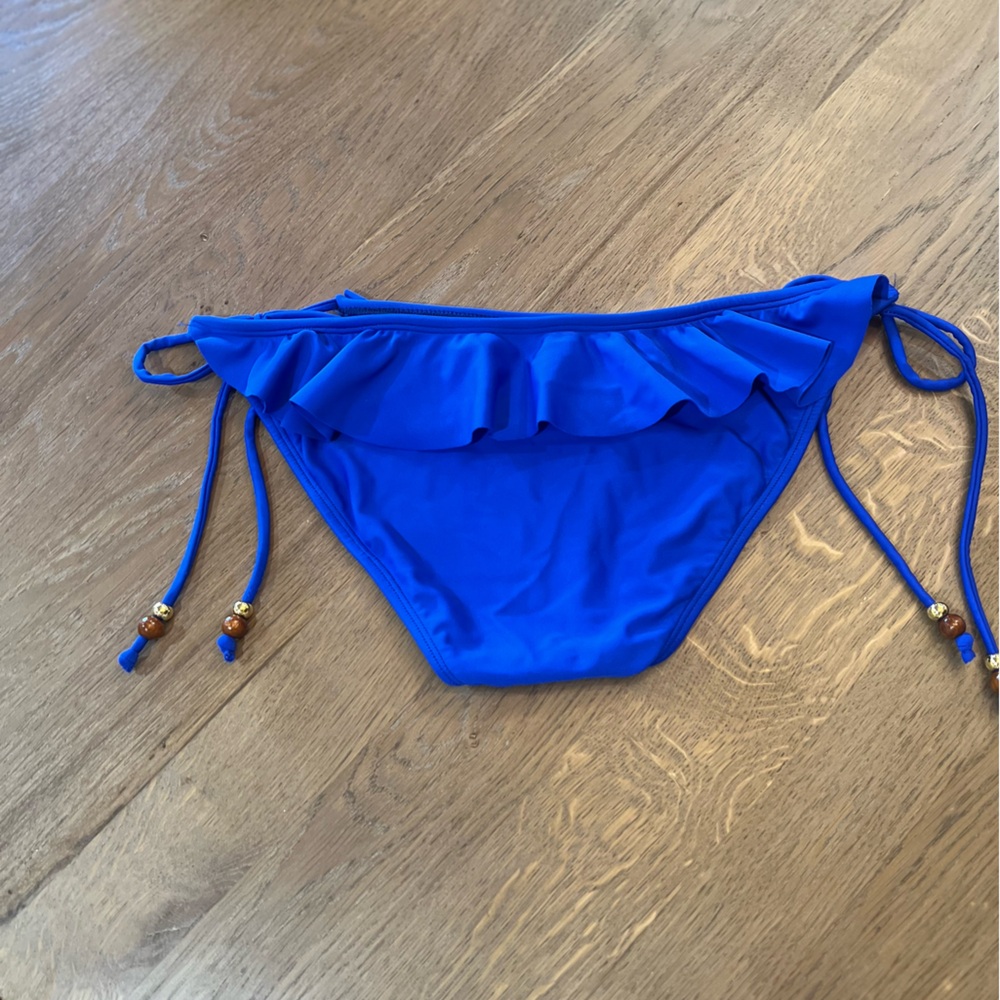 Shoshanna Ruffle String Bikini Bottom, Small - Picture 4 of 9